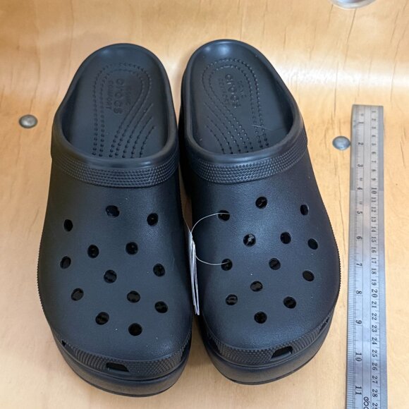 NWT CROCS Black Siren Clog Shoes High Platform Women's Size 10 New - Picture 12 of 16